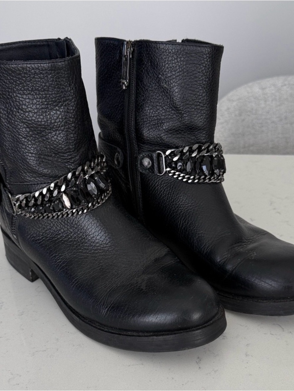 MARC CAIN leather ankle boots